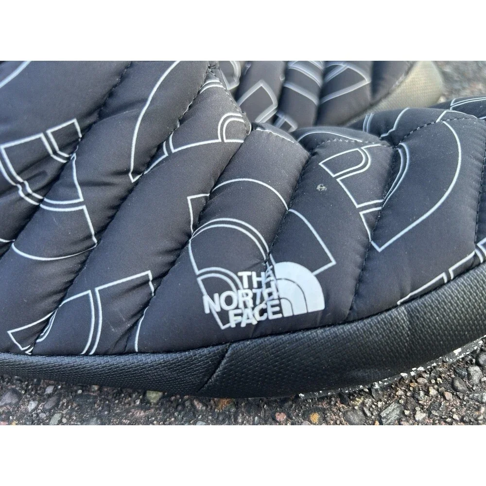 The North Face ThermoBall Traction Booties Men’s 7 Winter Boot Black White